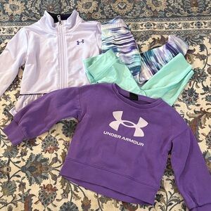 UNDER ARMOUR || two jackets two leggings bundle